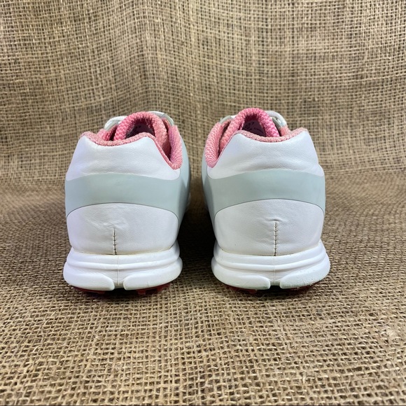 FootJoy Golf Shoes Sport  Spikeless Pink White  Size 9.5M - Picture 8 of 11